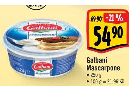 Archiv Galbani Mascarpone G V Akci Platn Do