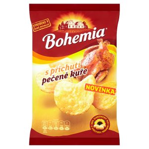 Bohemia Chips s příchutí pečené kuře 77g