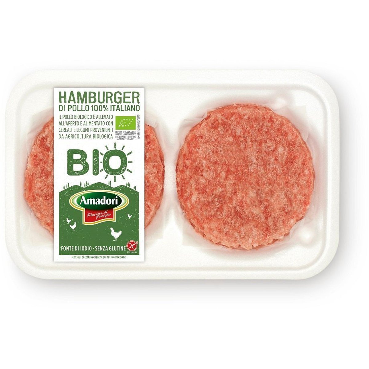 Amadori BIO Kuřecí hamburger v akci AkcniCeny cz