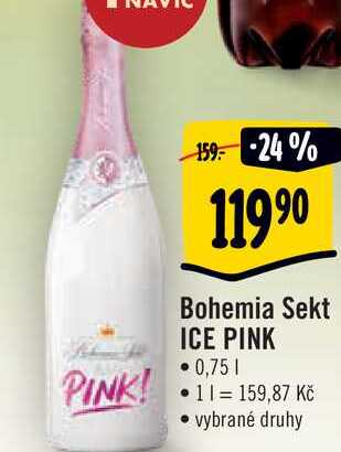 Bohemia Sekt ICE PINK 0 75 L V Akci AkcniCeny Cz