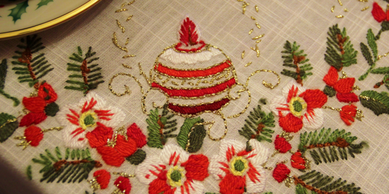 Vánoční ubrus