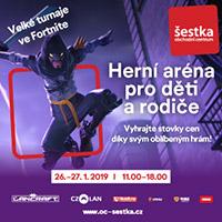 Do OC Šestka se vrací herní aréna pro děti a rodiče