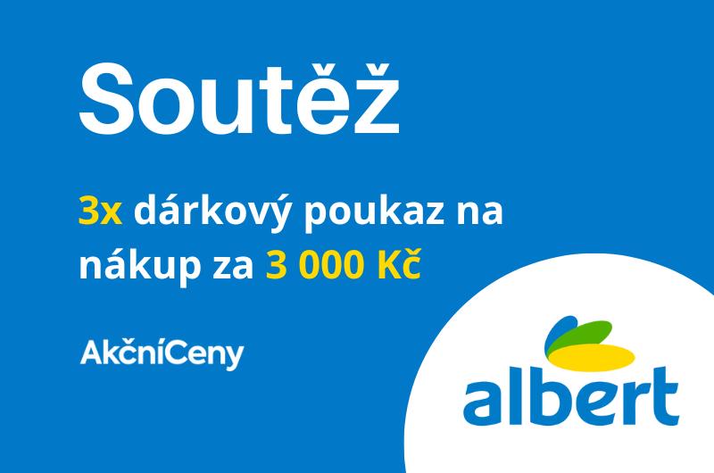 VELKÉ SOUTĚŽNÍ ŠÍLENSTVÍ: 3x poukázka na 3 000 Kč v Albertu! 