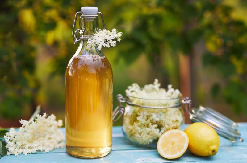 Bezový sirup bez výčitek: Jak ho vyrobit s méně cukrem nebo zdravější alternativou