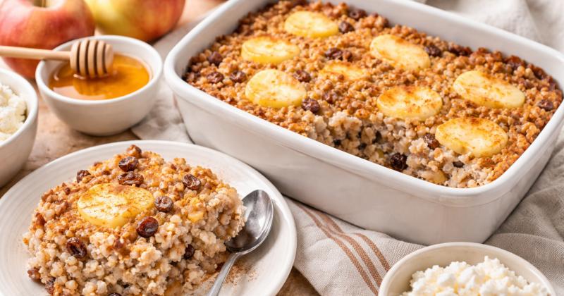 Máte doma jablka a pohanku? Upečte si tuhle dobrotu, hotovo máte za pár minut