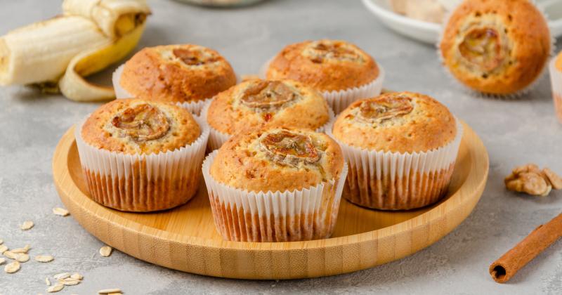 Tekuté nebe v puse: Banánové muffiny s překvapením, které si zamilujete