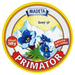 Madeta Primator tavený sýr 45% 140g Madeta Primator tavený sýr 45% 140g
