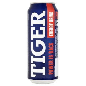 Tiger Energy drink 500ml, vybrané druhy Tiger Energy drink 500ml, vybrané druhy