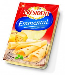 Président plátkový sýr Président plátkový sýr