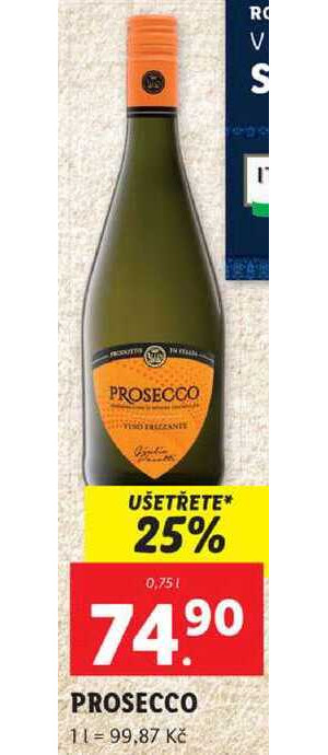 PROSECCO, 0,75 l v akci | AkcniCeny.cz
