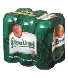 Pilsner Urquell 12°, světlý ležák, plechovka (6 kusů) Pilsner Urquell 12°, světlý ležák, plechovka (6 kusů)