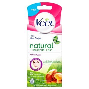 Veet Natural Inspirations Voskové pásky na obličej 20 ks Veet Natural Inspirations Voskové pásky na obličej 20 ks