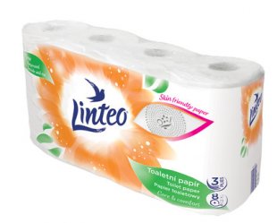 Linteo toaletní papír 8 ks 3-vrstvý Linteo toaletní papír 8 ks 3-vrstvý