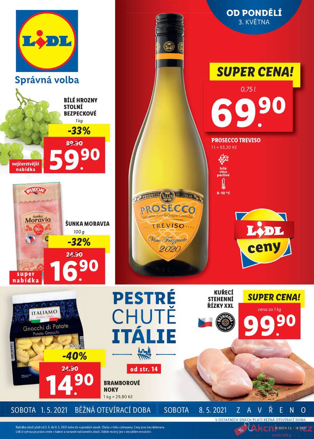 Leták Lidl - Lidl Itálie od 3.5. do 9.5.2021 - strana 1 Leták Lidl - Lidl Itálie od 3.5. do 9.5.2021 - strana 1