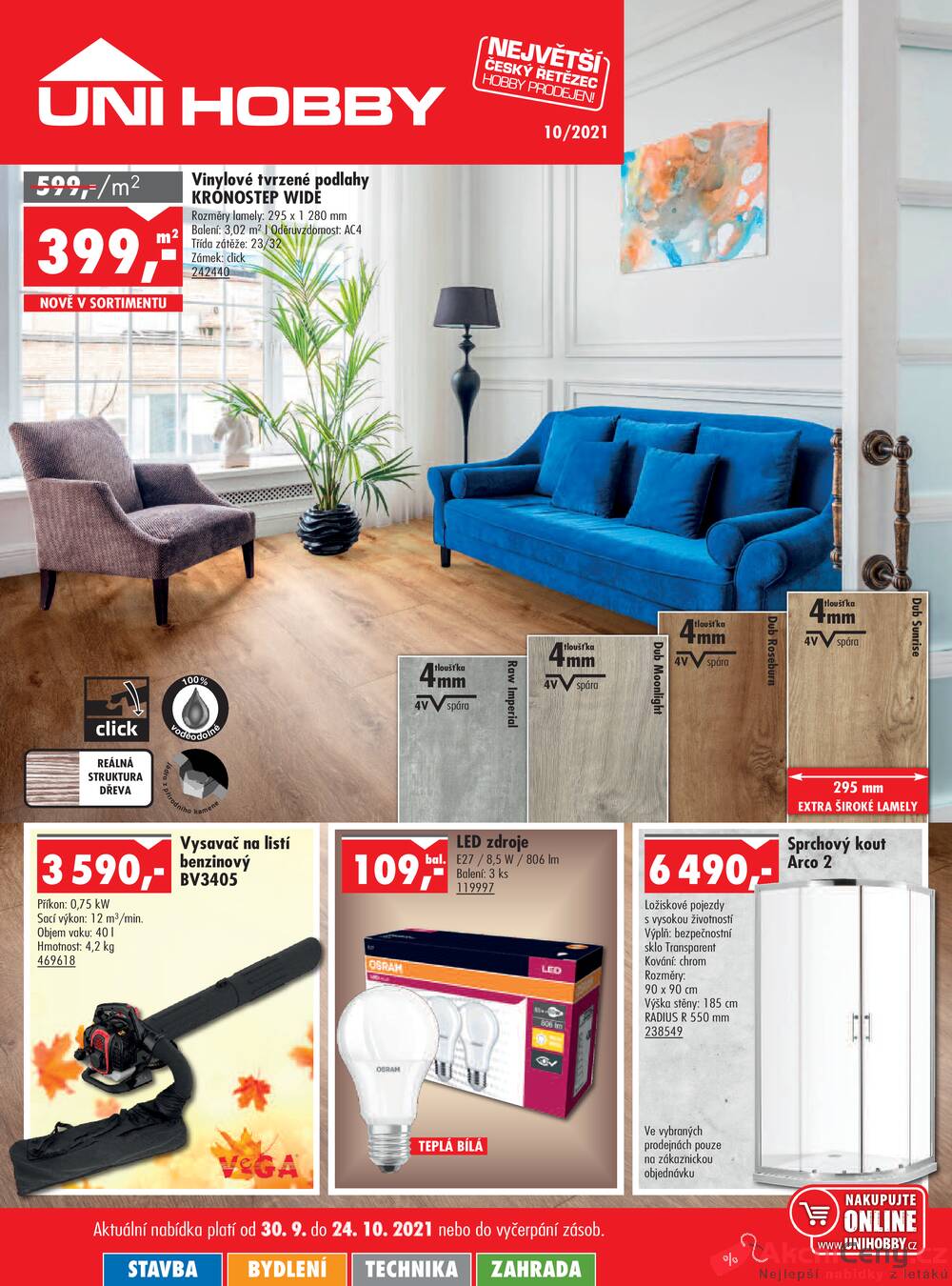 Leták UNI HOBBY - Uni Hobby od 30.9. do 24.10.2021 - strana 1 Leták UNI HOBBY - Uni Hobby od 30.9. do 24.10.2021 - strana 1