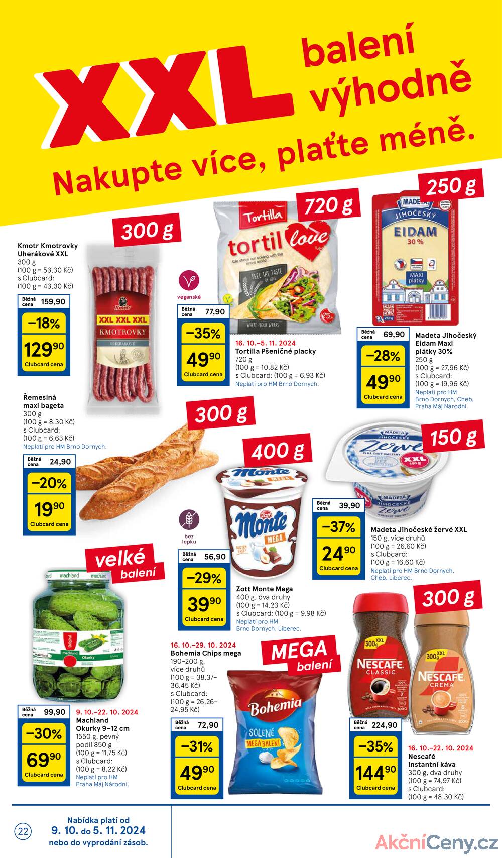 Leták Tesco - Tesco malé hypermarkety od 16.10. do 22.10.2024 - strana 22