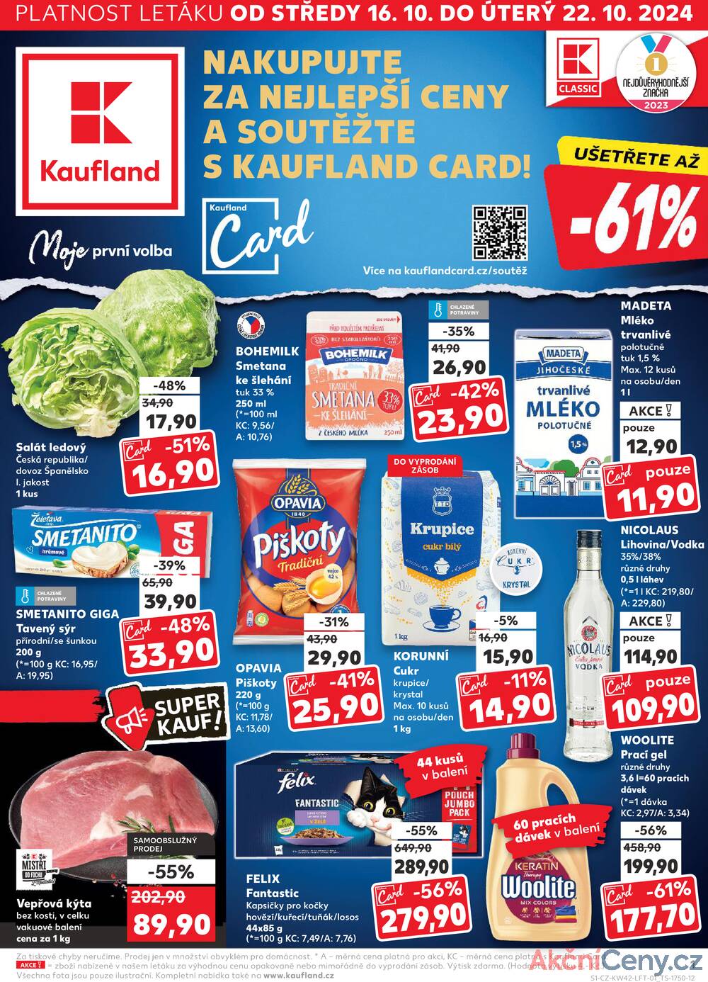 Leták Kaufland - Kaufland 16.10. - 22.10. - Kaufland - Beroun - strana 1