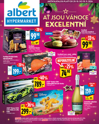 Leták Albert  Hypermarket katalog Vánoce od 29.10. do 19.11.2024