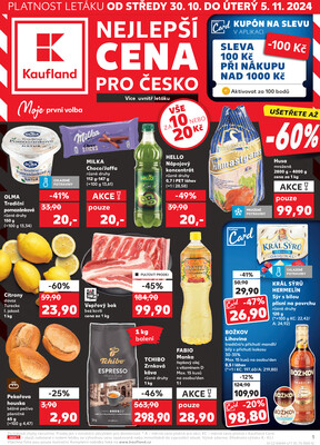 Kaufland 30.10. - 5.11. - Kaufland - Strakonice