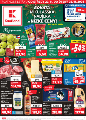 Leták Kaufland 20.11. - 26.11. - Kaufland - Zlín - Vršava