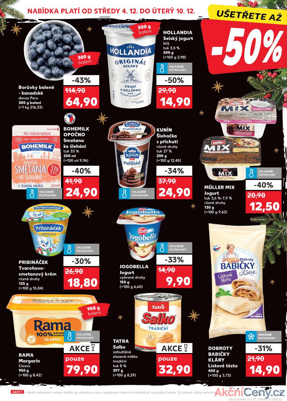 Leták Kaufland - Kaufland 4.12. - 10.12. - Kaufland - Louny - strana 3