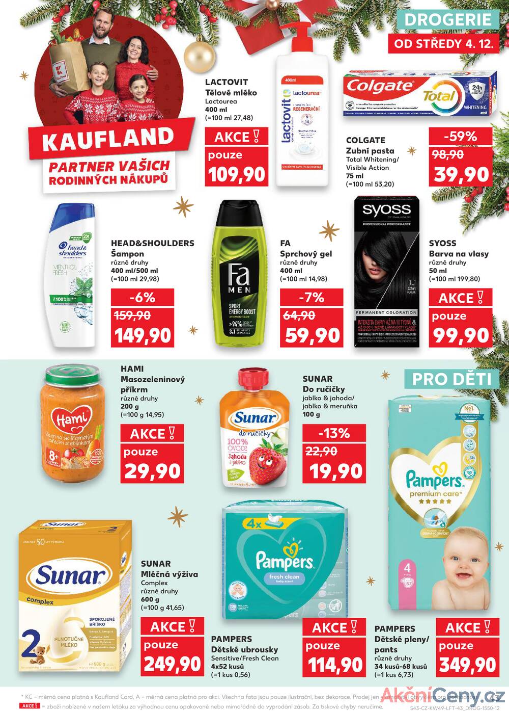 Leták Kaufland - Kaufland 4.12. - 10.12. - Kaufland - Louny - strana 43