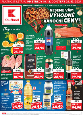 Leták Kaufland 18.12. - 24.12. - Kaufland - Havířov (Před Tratí)