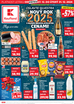 Leták Kaufland 27.12. - 31.12. - Kaufland - Bohumín