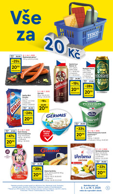 Tesco malé hypermarkety od 8.1. do 14.1.2025