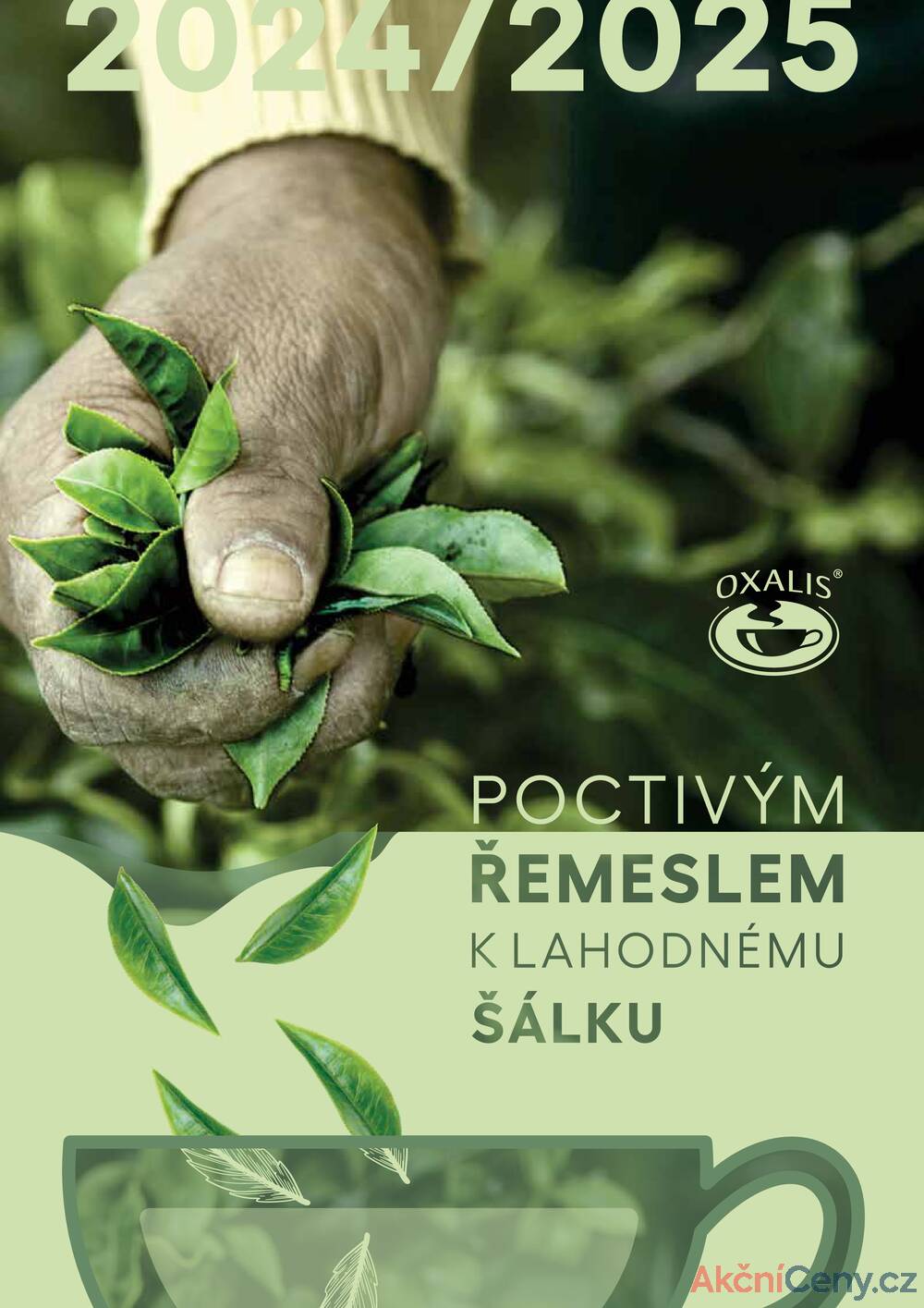 Leták Oxalis - čaj a káva
		  platný do 31.12.2025 - strana 1