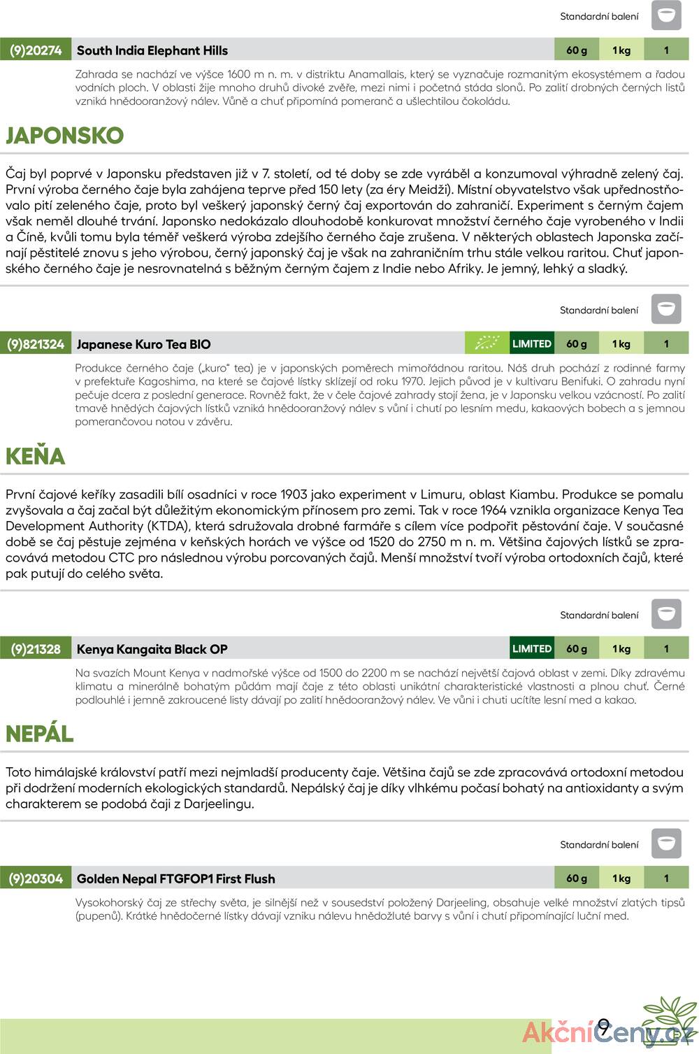Leták Oxalis - čaj a káva
		  platný do 31.12.2025 - strana 11