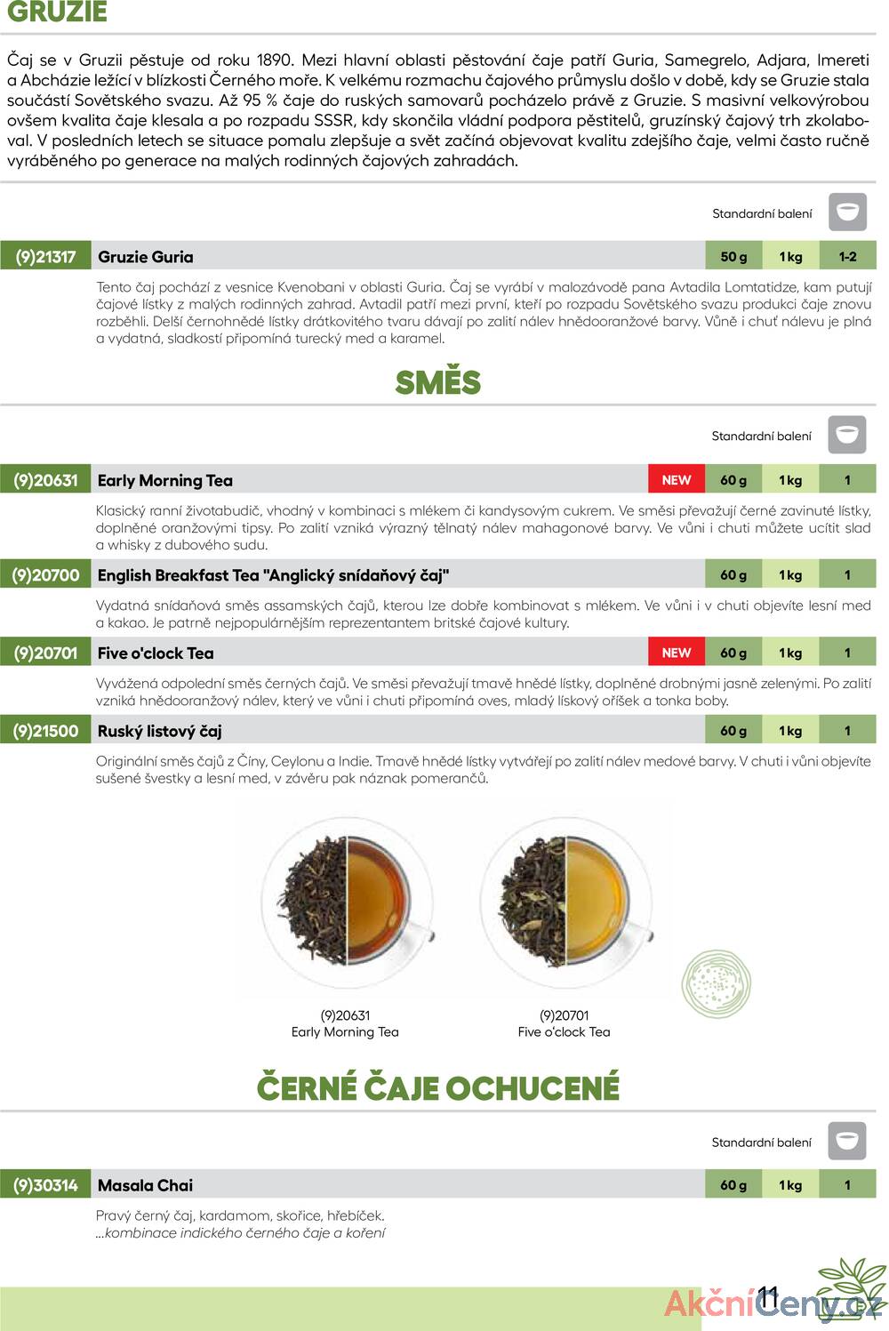 Leták Oxalis - čaj a káva
		  platný do 31.12.2025 - strana 13