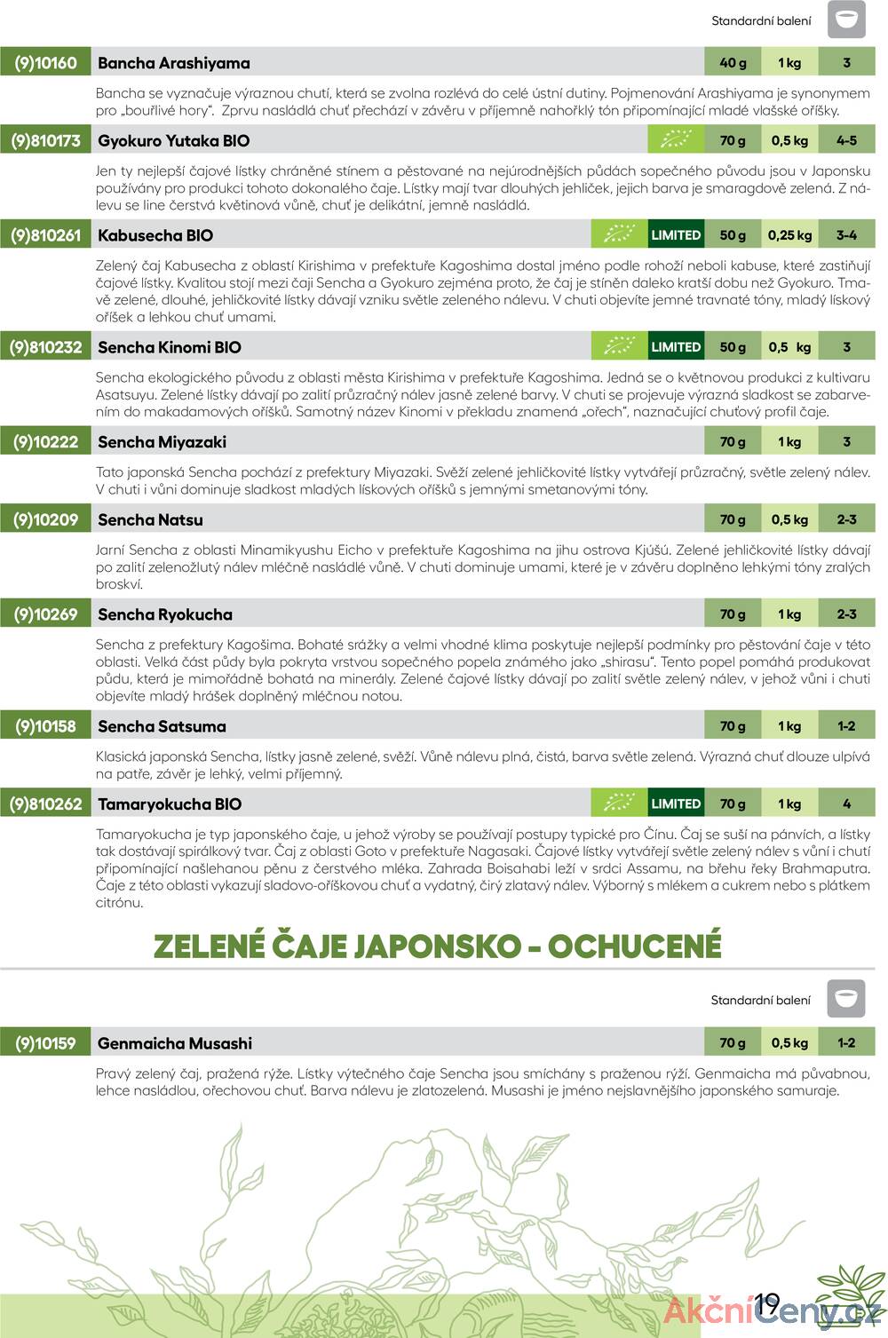 Leták Oxalis - čaj a káva
		  platný do 31.12.2025 - strana 21