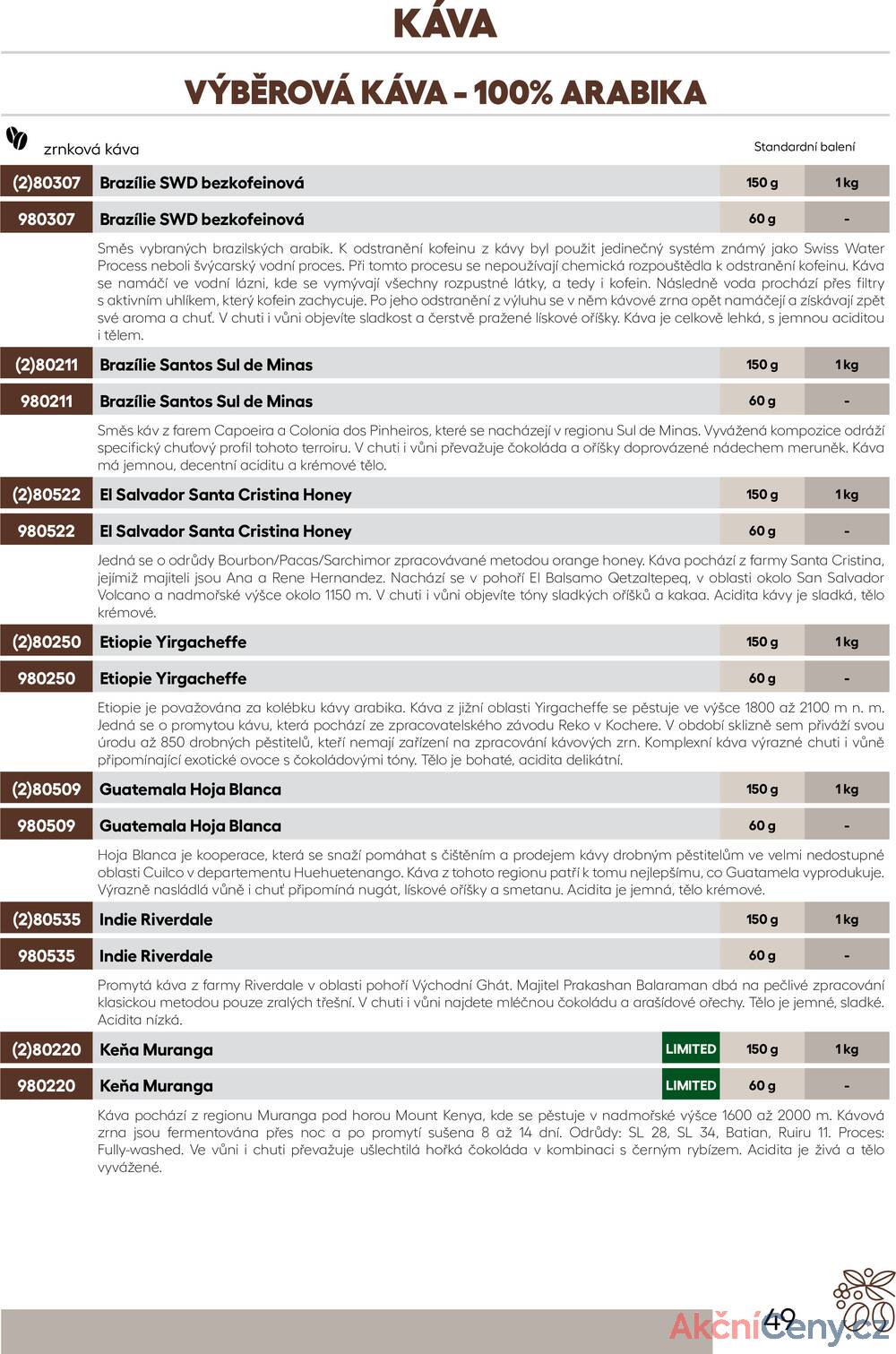 Leták Oxalis - čaj a káva
		  platný do 31.12.2025 - strana 51