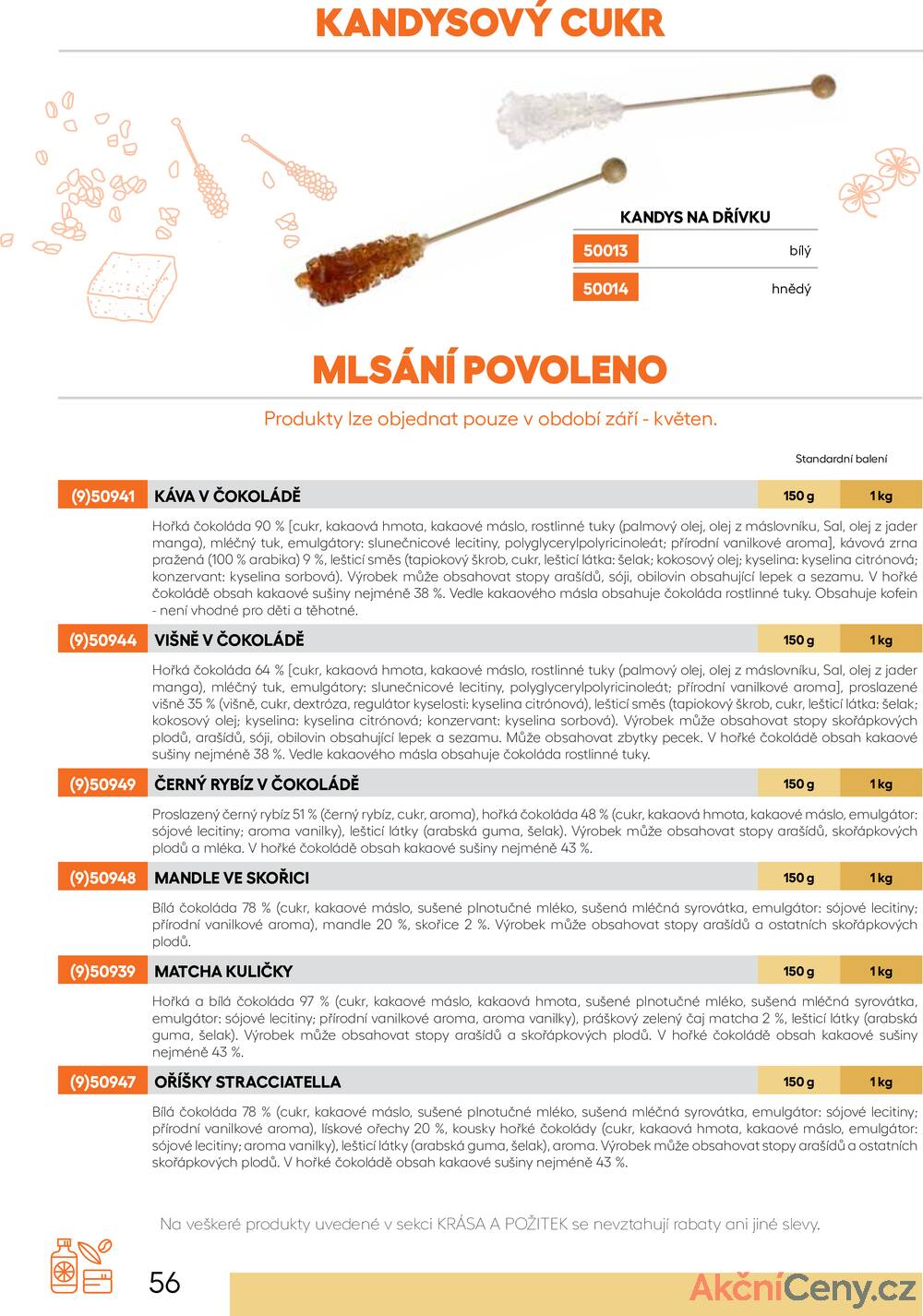 Leták Oxalis - čaj a káva
		  platný do 31.12.2025 - strana 58