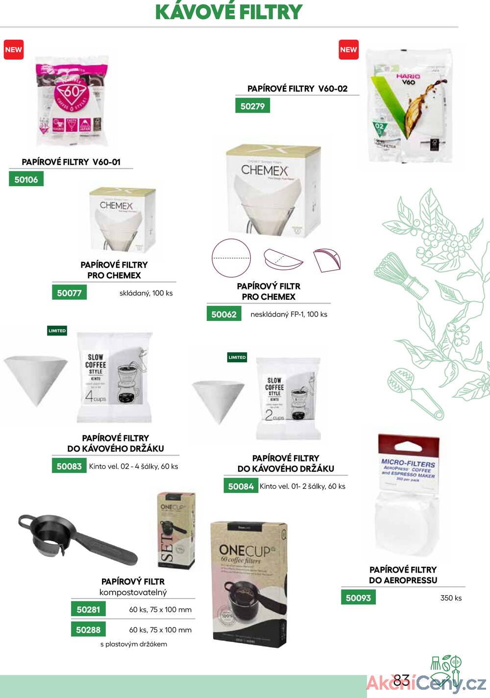 Leták Oxalis - čaj a káva
		  platný do 31.12.2025 - strana 85