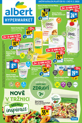 Leták Albert  Hypermarket katalog BIO od 15.1. do 11.2.2025