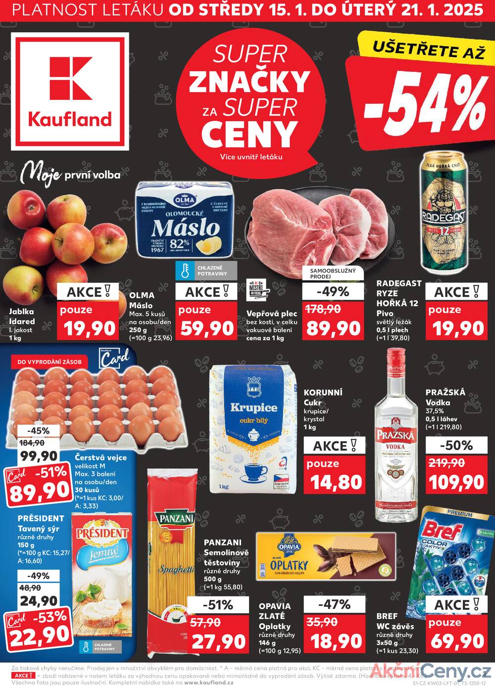 Leták Kaufland - Kaufland 15.1. - 21.1. - Kaufland - Náchod - strana 1