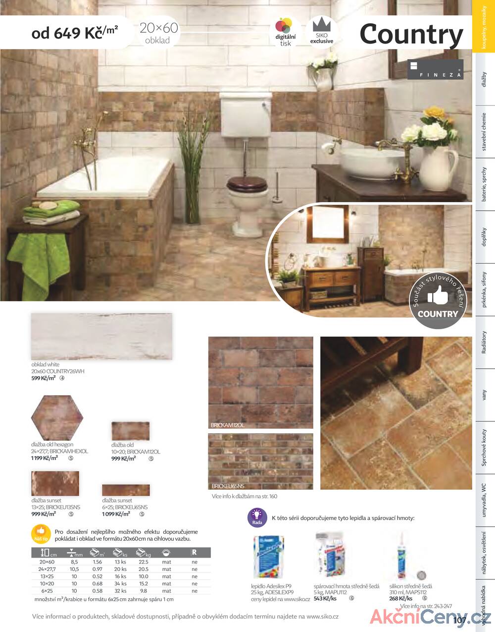 Leták Siko koupelny
platný do 31.12.2025 - strana 107