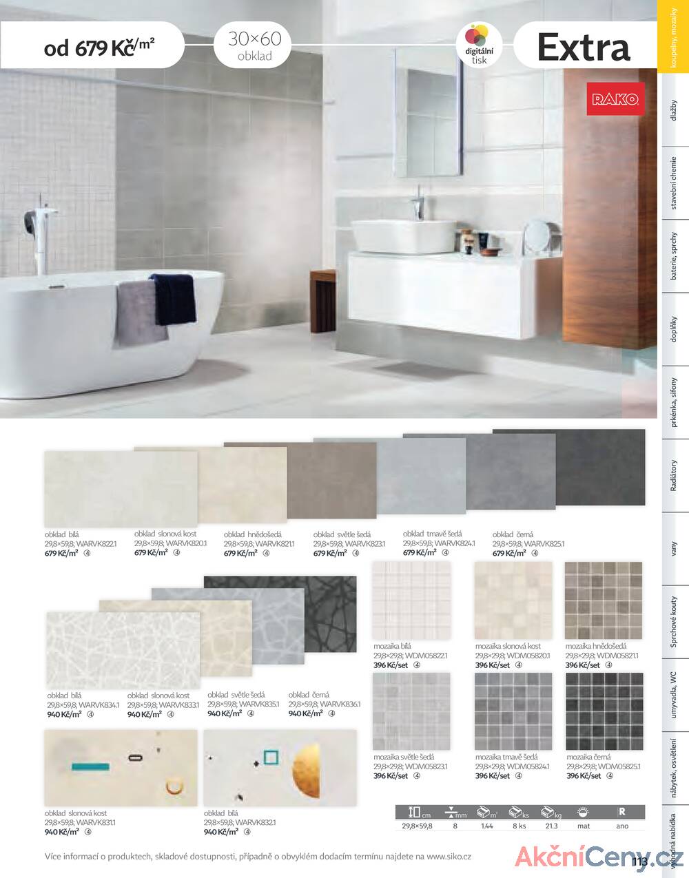 Leták Siko koupelny
platný do 31.12.2025 - strana 113
