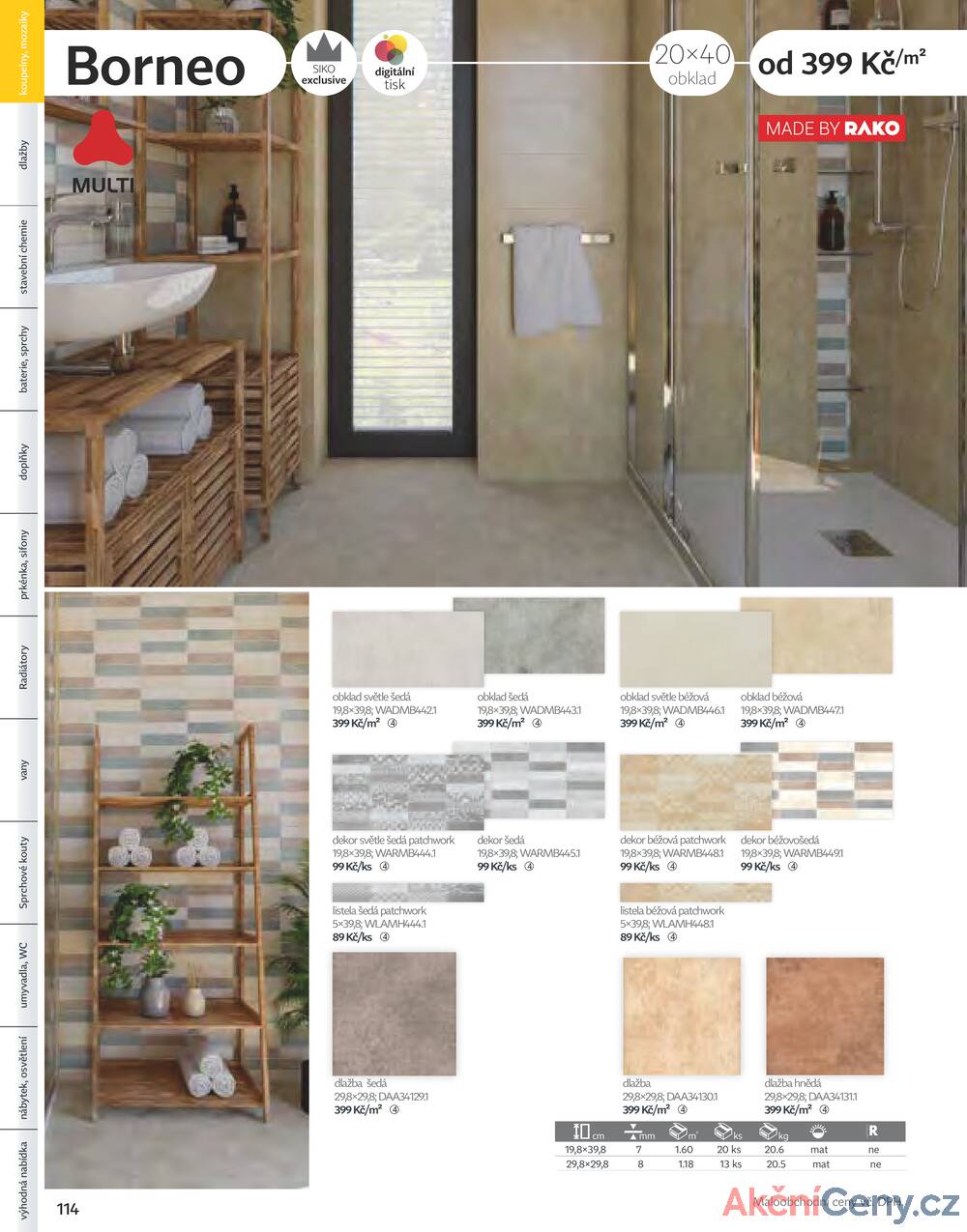 Leták Siko koupelny
platný do 31.12.2025 - strana 114