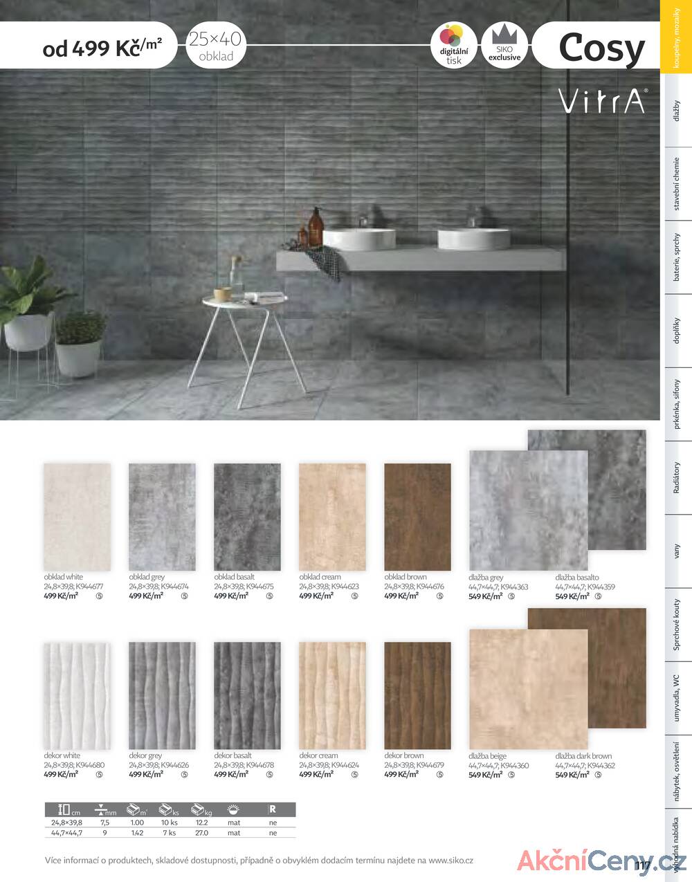 Leták Siko koupelny
platný do 31.12.2025 - strana 117