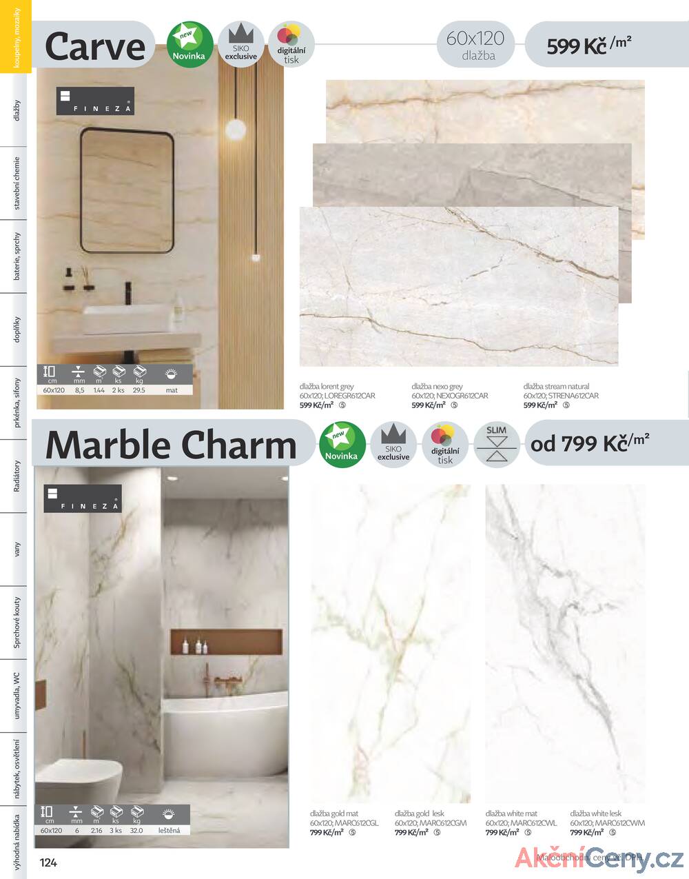 Leták Siko koupelny
platný do 31.12.2025 - strana 124