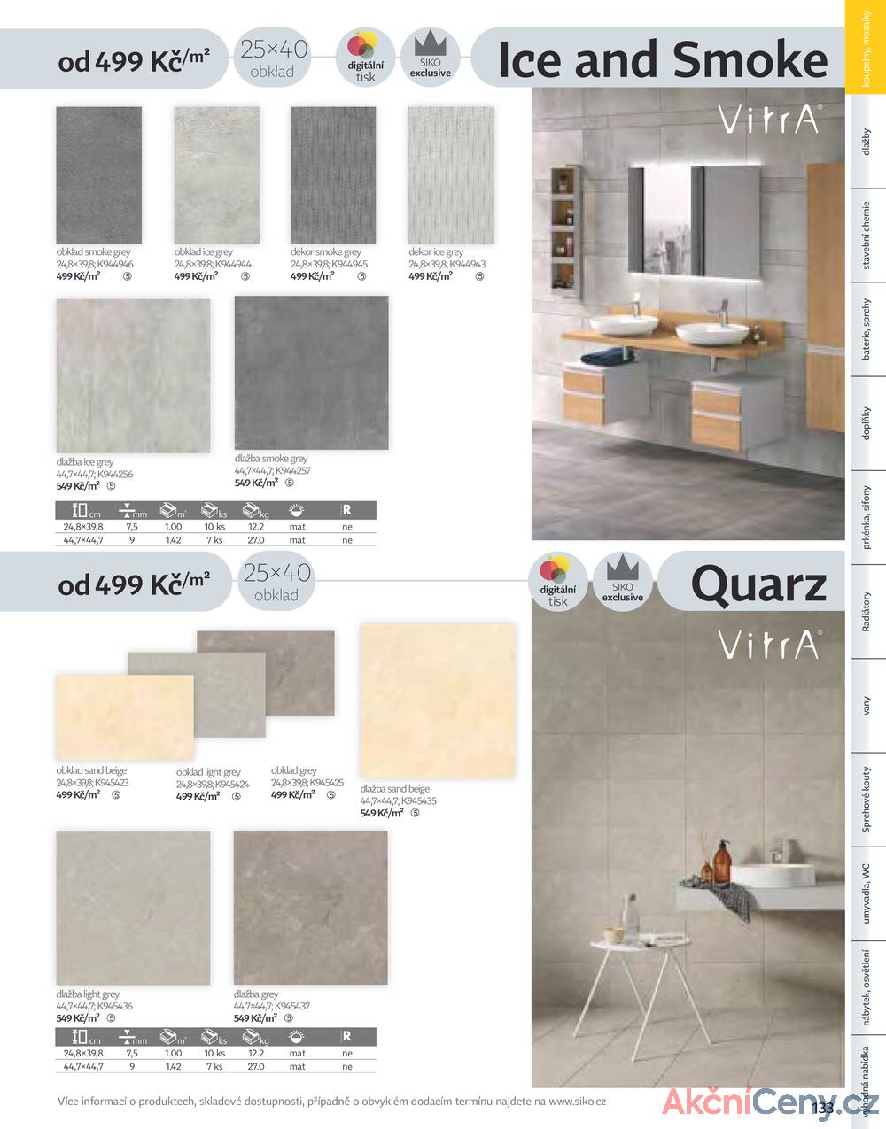 Leták Siko koupelny
platný do 31.12.2025 - strana 133