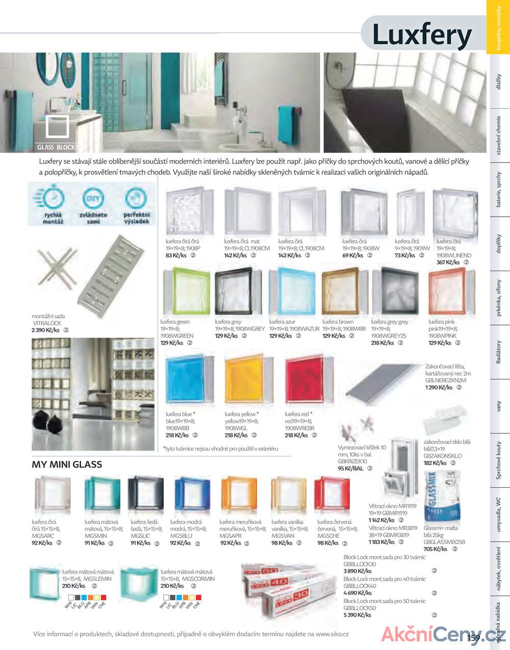 Leták Siko koupelny
platný do 31.12.2025 - strana 159