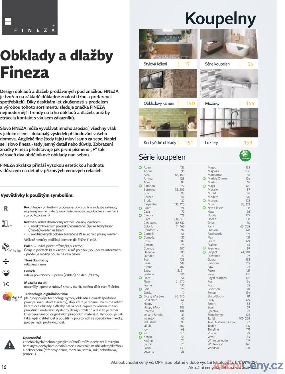 Leták Siko koupelny
platný do 31.12.2025 - strana 16
