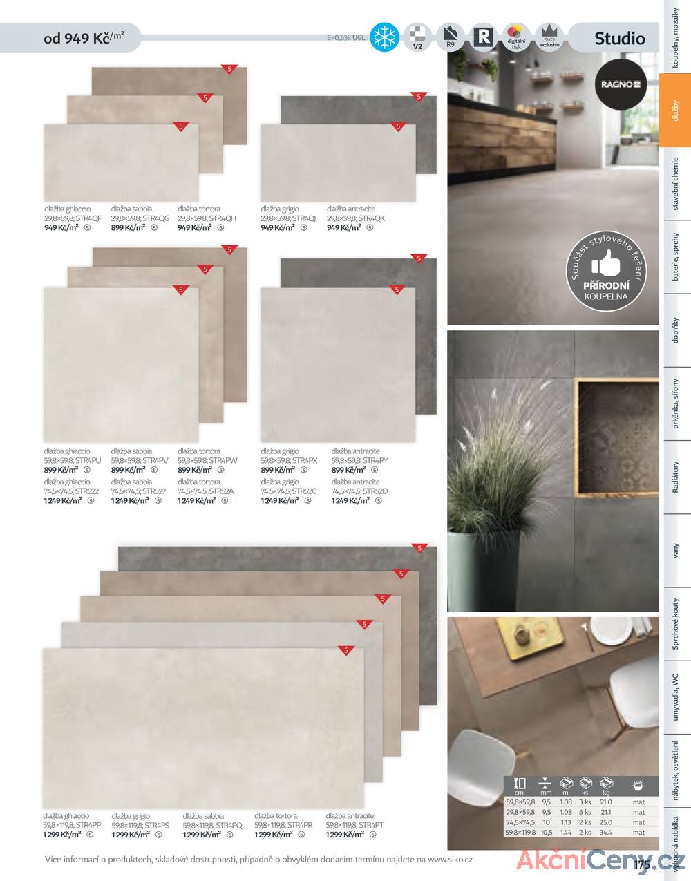 Leták Siko koupelny
platný do 31.12.2025 - strana 175