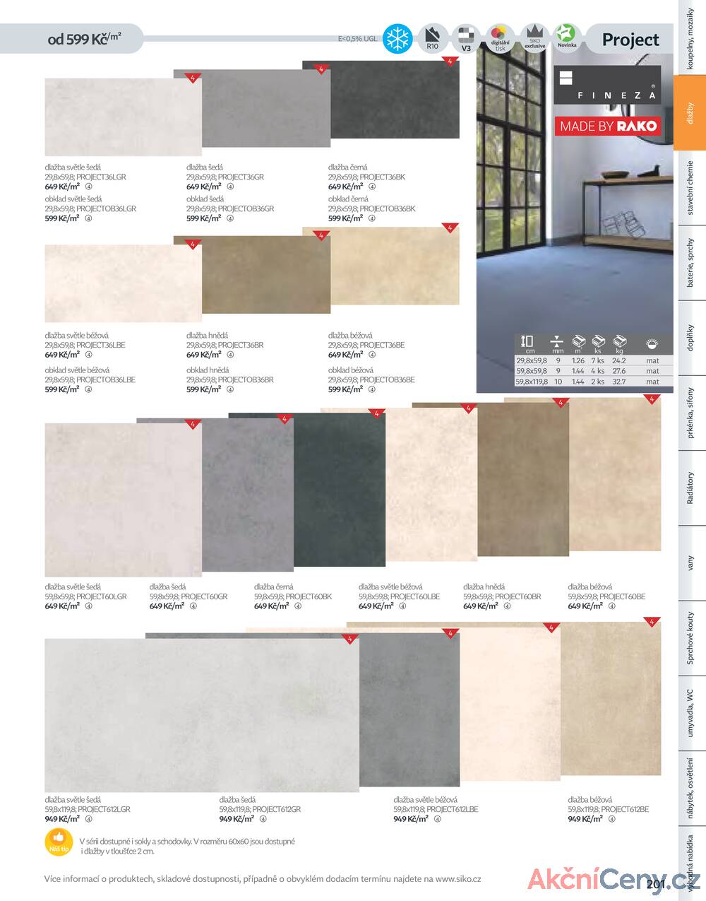 Leták Siko koupelny
platný do 31.12.2025 - strana 201