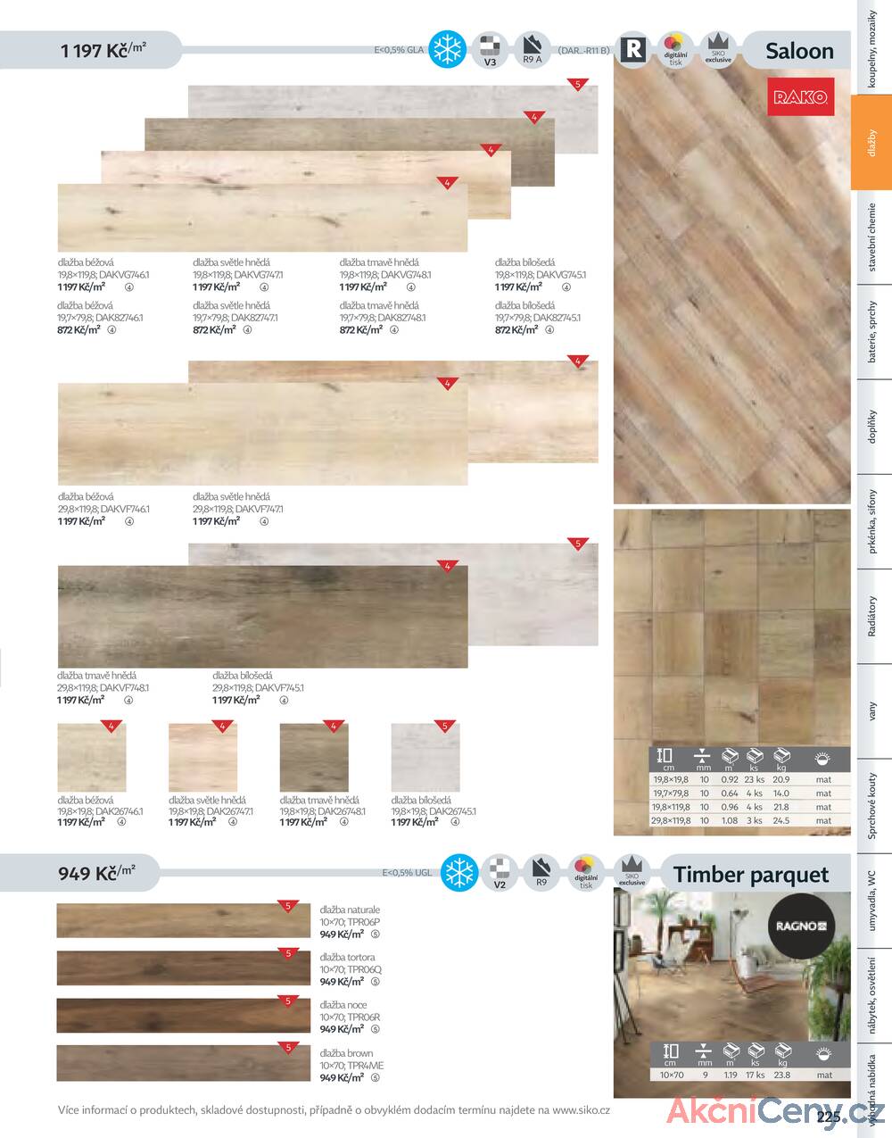 Leták Siko koupelny
platný do 31.12.2025 - strana 225