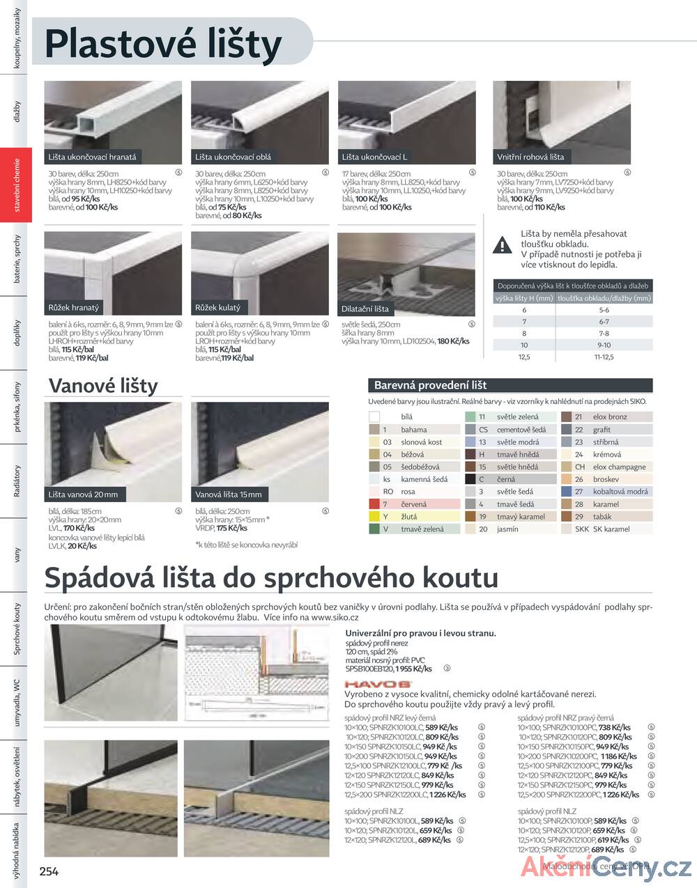 Leták Siko koupelny
platný do 31.12.2025 - strana 254